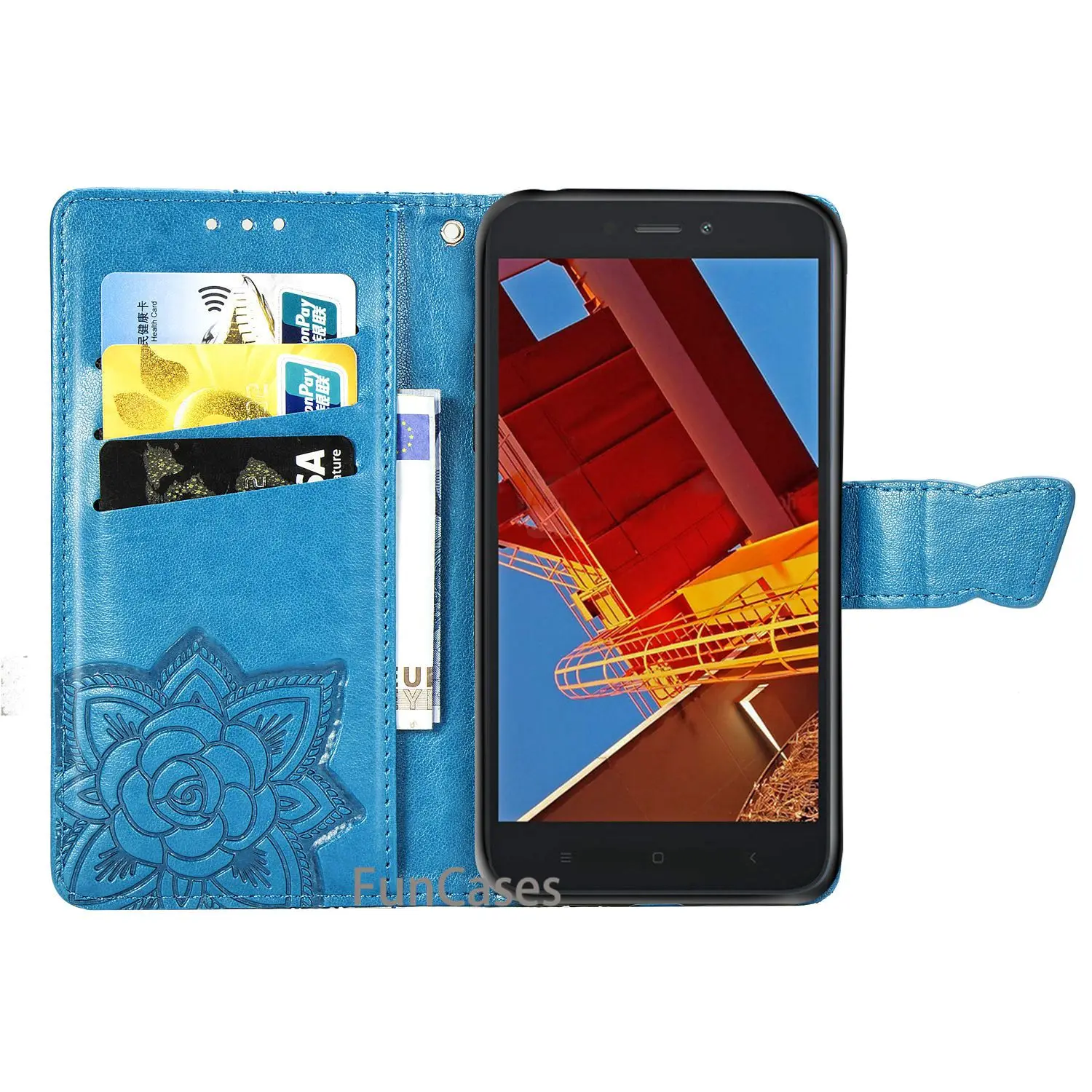Чехол для телефона Xiaomi Redmi GO кожаный чехол-кошелек Ретро стиль простой флип-чехол