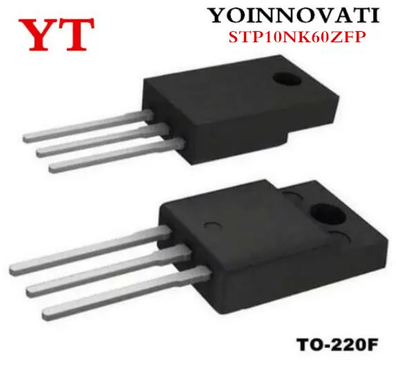 

20 шт./лот STP10NK60ZFP STP10NK60 10NK60 TO-220F IC лучшее качество