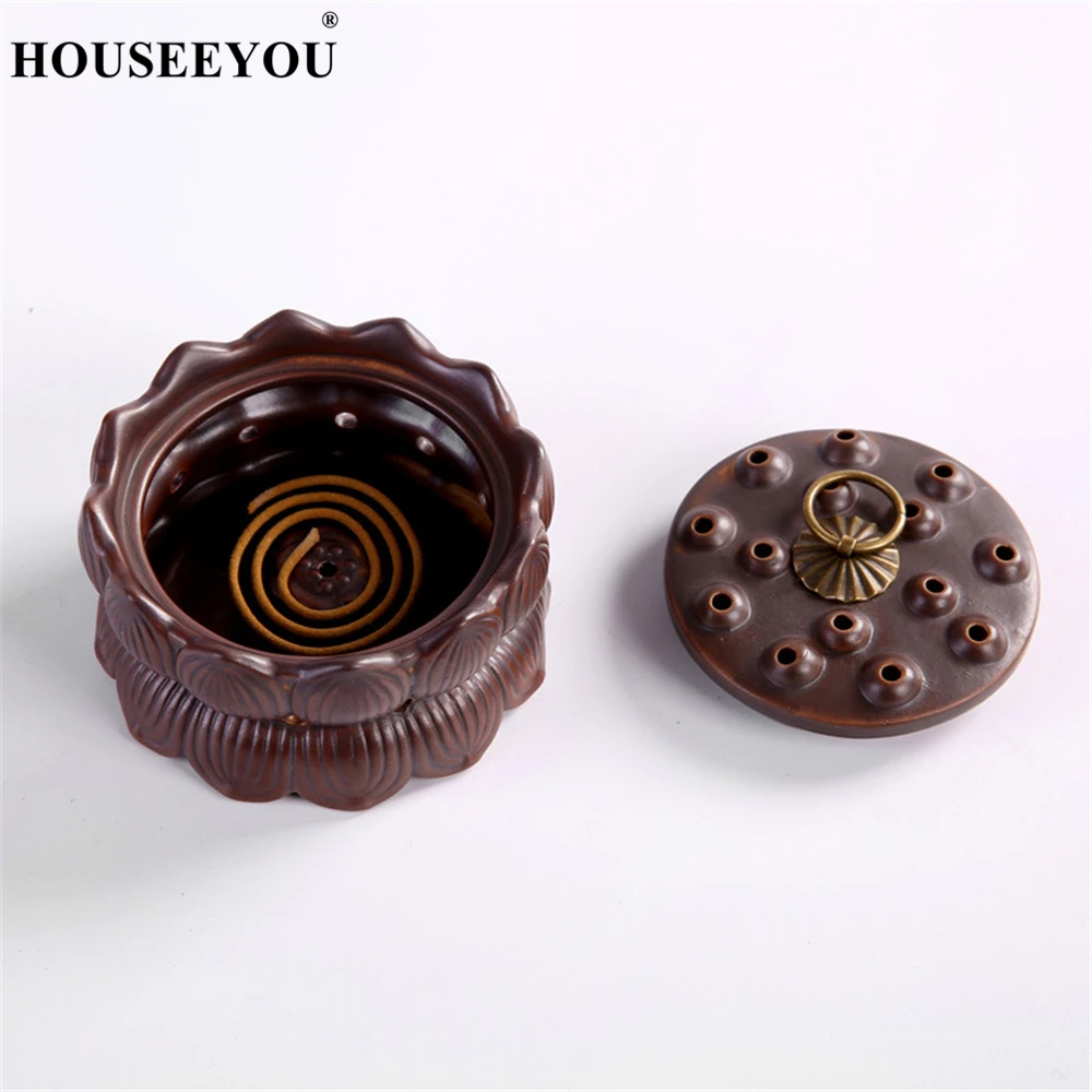 Креативная горелка в форме цветка лотоса башня конусы палочка для благовоний