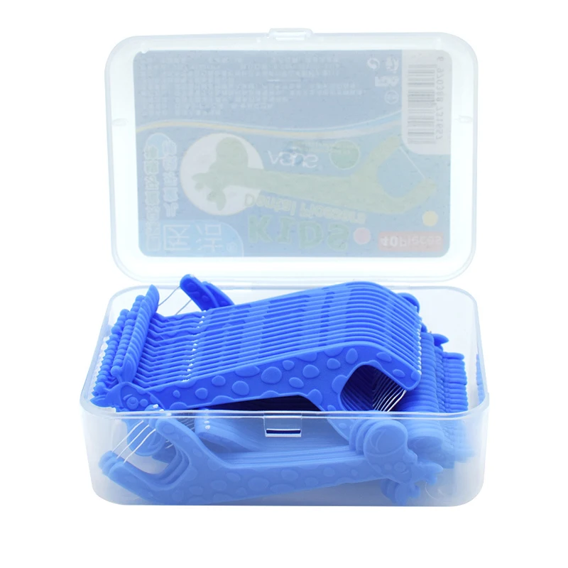 Зубная нить 40 шт./кор. межзубная щетка зубная палочка зубочистка пластиковая s |