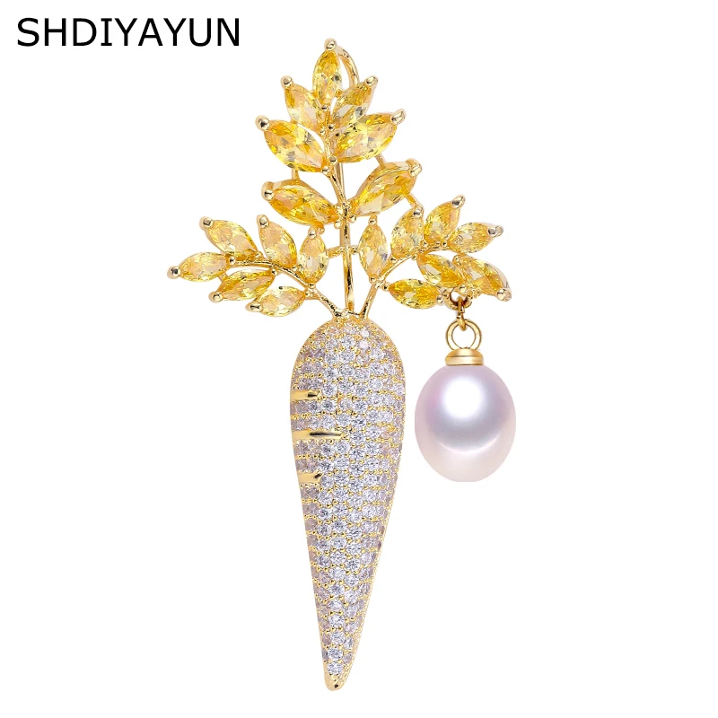 SHDIYAYUN 2019 новая брошь из жемчуга для женщин булавки натурального пресноводного