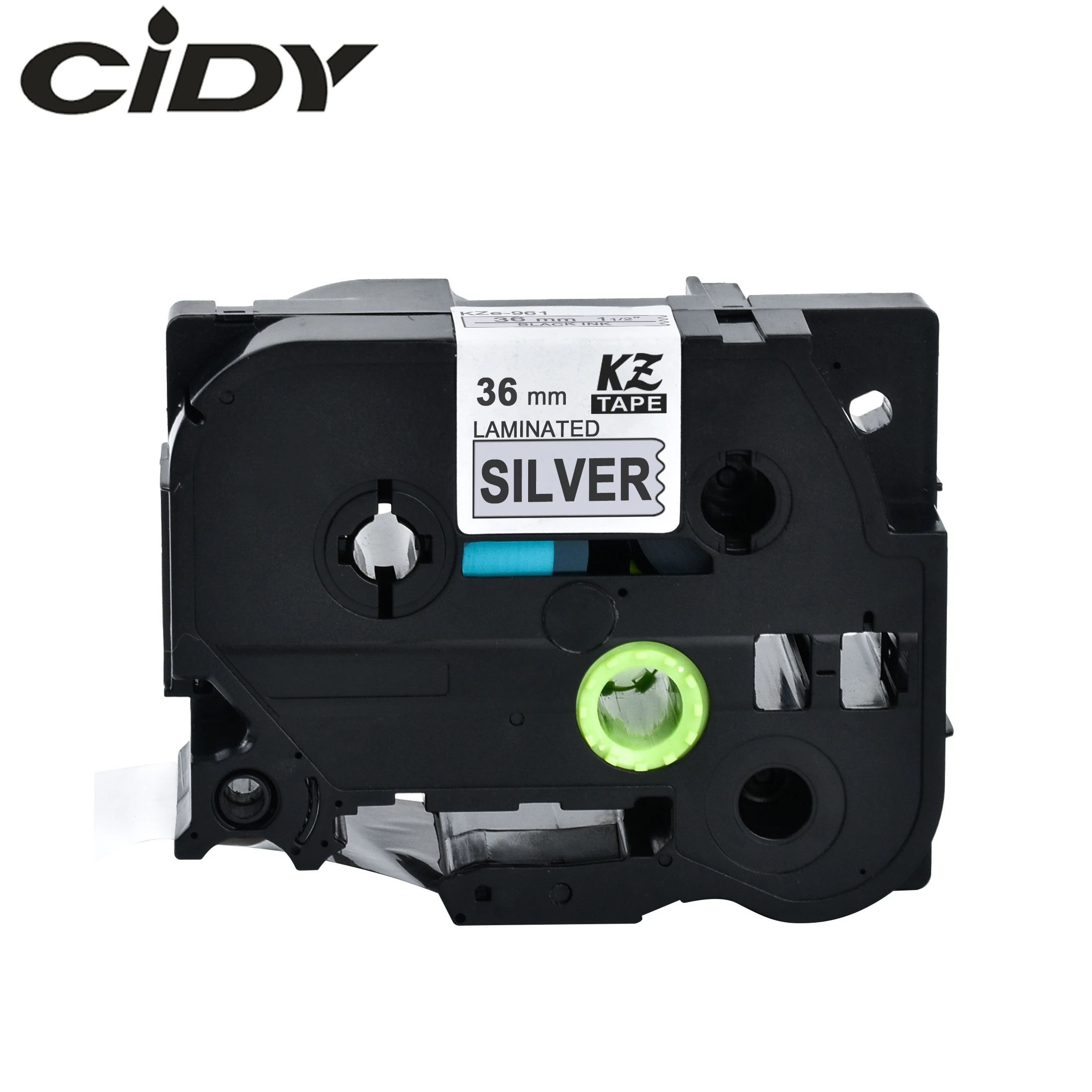CIDY 20pks TZe 961 TZe961 TZ TZ961 прочная клейкая ламинированная лента черного цвета на