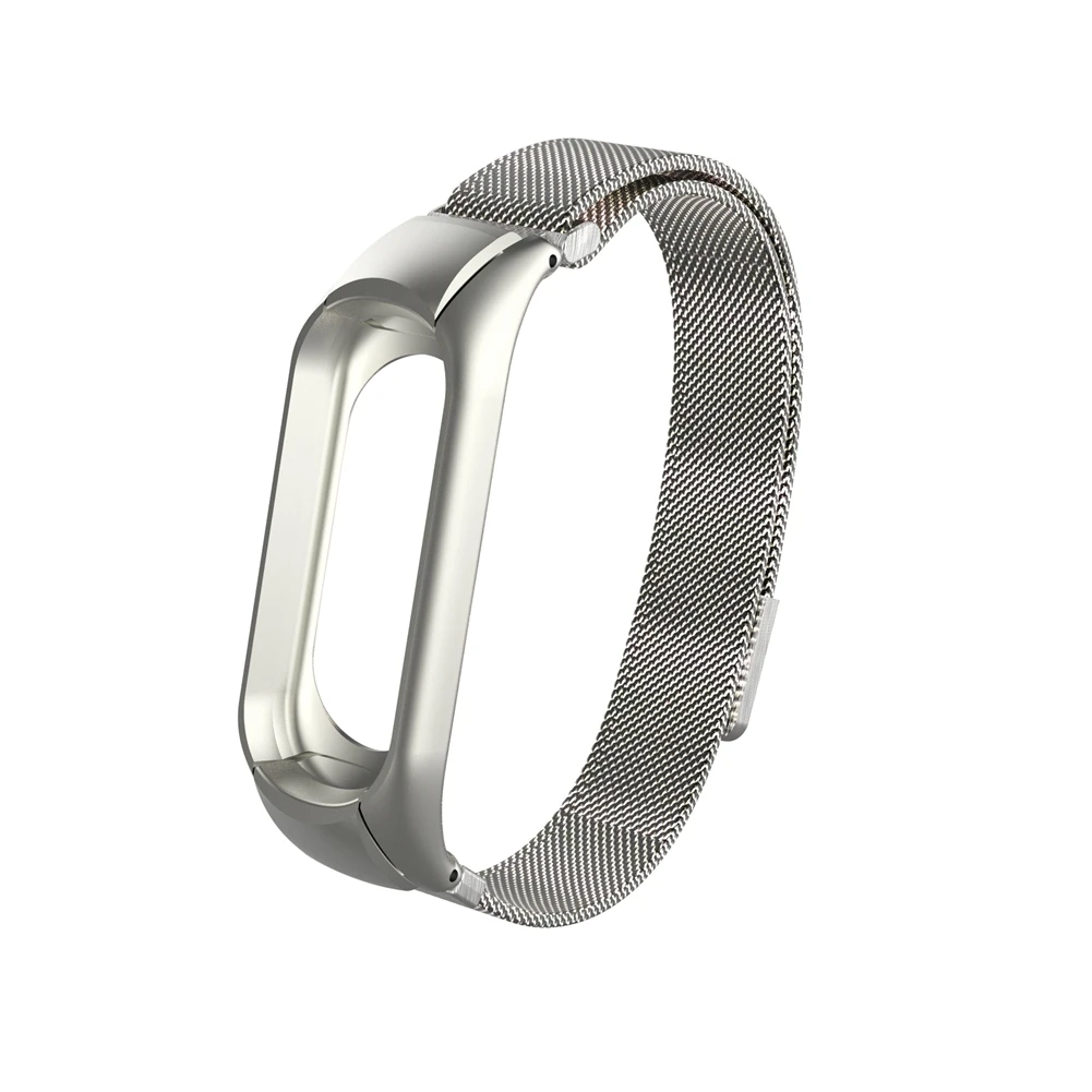 Металлический браслет mi lanese Loop для Xiaomi mi Band 4 Srtap mi Band 4 магнитный браслет из нержавеющей стали mi Band 3 ремешок для mi Band 3 полосы