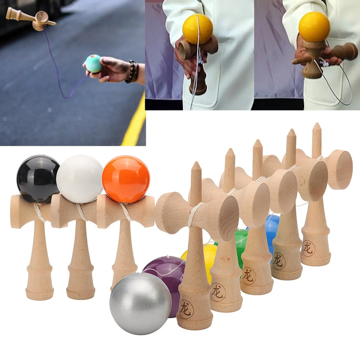 Древесина бука Дракон шар Kendama игрушки Умелые жонглирование игры для детей и взрослых меч мяч снятие стресса игрушки подарки на день рождения