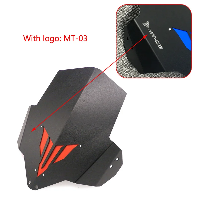 Red MT-03 FZ-03 MT 03 мотоцикл верхняя фара верхняя крышка ветровое стекло для Yamaha FZ MT 03 мотоцикл - Цвет: Red