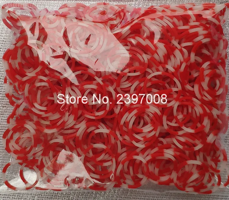 loom rubber bands bracelet rainbow rubber loom bands make woven bracelet DIY toys Christmas Gift for kids or hair