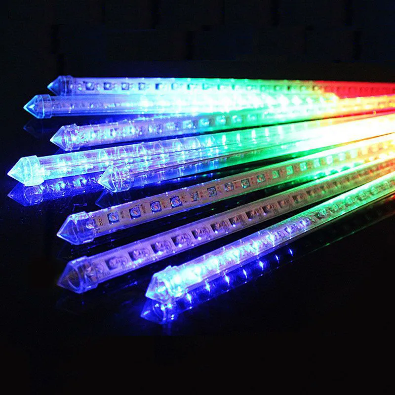 Разноцветные светодиодные гирлянды метеоритный дождь 30 см|string lights outdoor|string