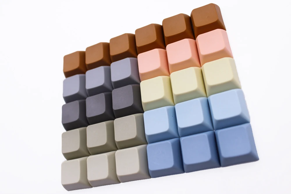 MP 1U XDAS ключи PBT пустой Keycap смешанный цвет Cherry MX Переключатель колпачки для проводной USB Механическая игровая клавиатура