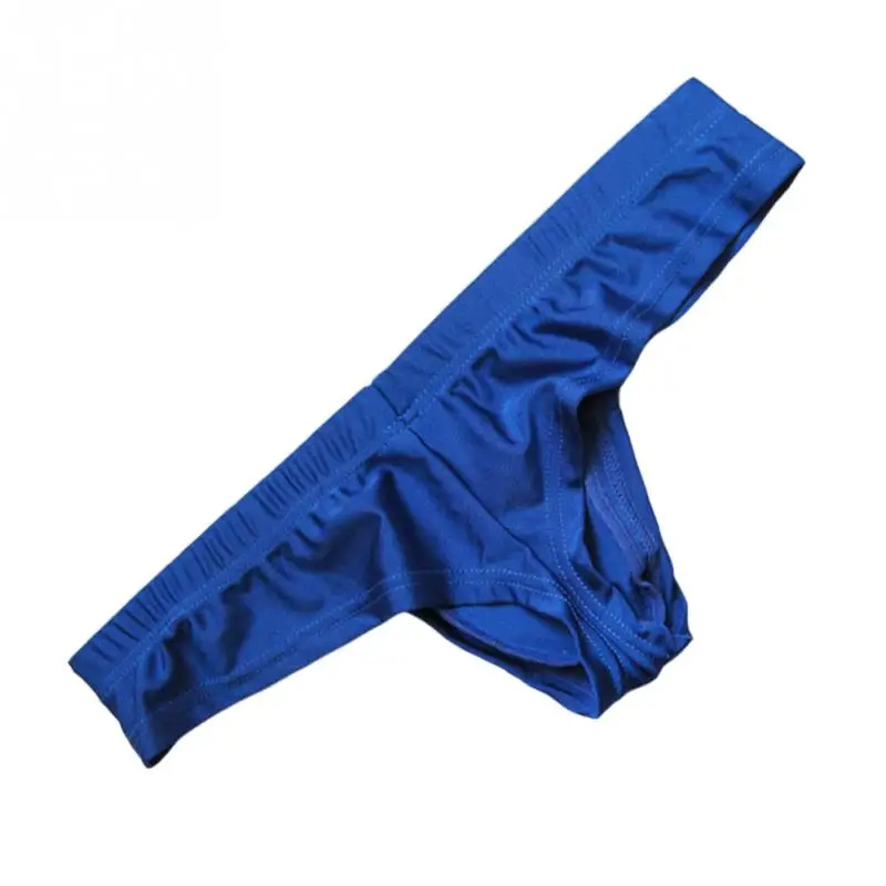 Эротичное нижнее белье трусики G-Strings мужские с низкой посадкой Bulge Pouch T-back трусы