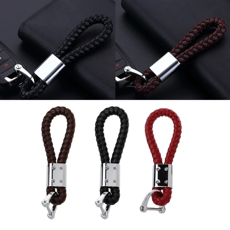 Плетеный Кожаный Ремешок Универсальный брелок для ключей Chevrolet BMW HONDA KIA|bmw leather key