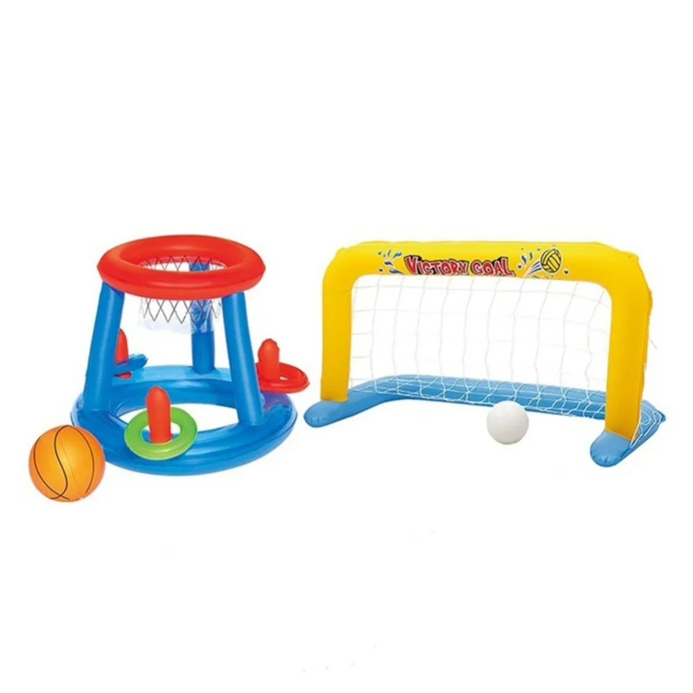 Надувной плавательный бассейн футбольная цель баскетбольная игра водные виды