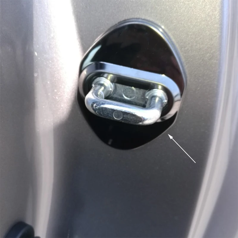 Нержавеющая сталь замок двери Пряжка Защитная крышка для honda Accord HRV HR V BR BRV Vezel