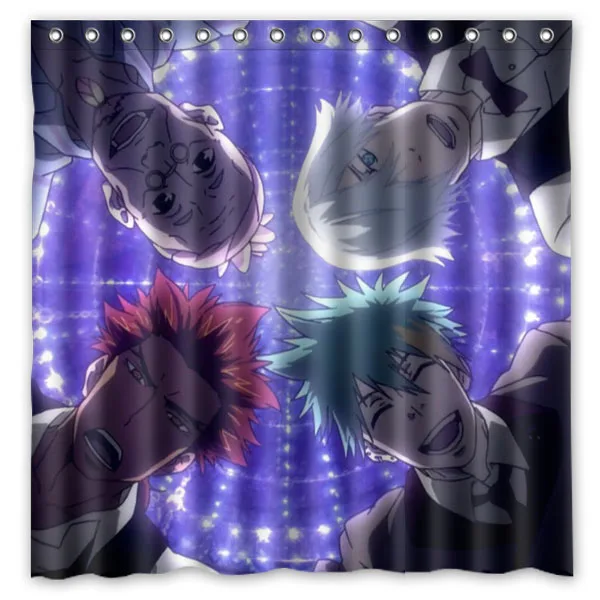 Death Parade Waterproof Shower Curtain Polyester Fabric Bath Bathing Bathroom Curtains with Hooks Home Decor | Дом и сад