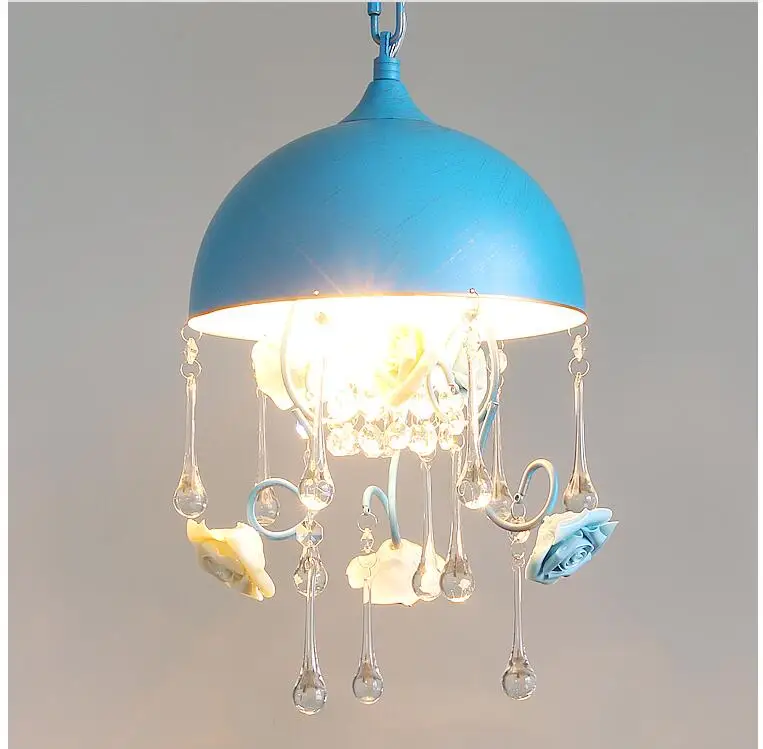 Детское освещение розовый/синий кулон d300мм Decora подвесной светильник для ресторанов, спальни 1Л белое детское освещение для девочек