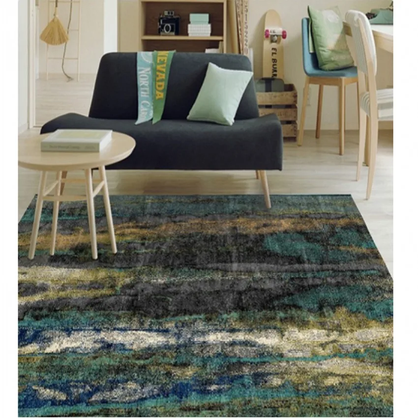 Уникальный ковер для гостиной с масляной живописью декоративный в скандинавском