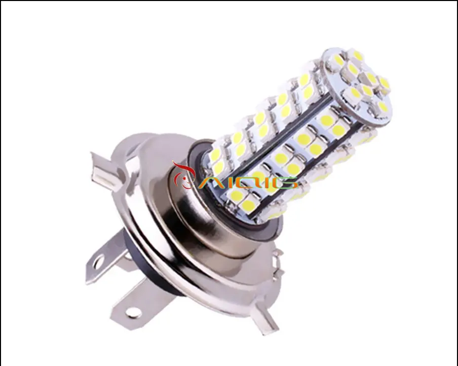 20 шт. H4 68 SMD белый противотуманный сигнальный задний светодиодный фонарь для вождения авто автомобильный светодиодный светильник автомобильный светильник для парковки 12 в 6000 К