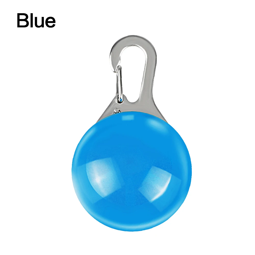 Blue Ошейник для собак и кошек светодиодный подвесной свет ночная безопасность мигающие поводки ламповый индикатор для домашних животных светящийся Яркий светящийся ошейник в темноте - Цвет: Blue