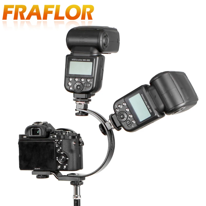 Многофункциональный регулируемый металлический кронштейн для вспышки камеры C