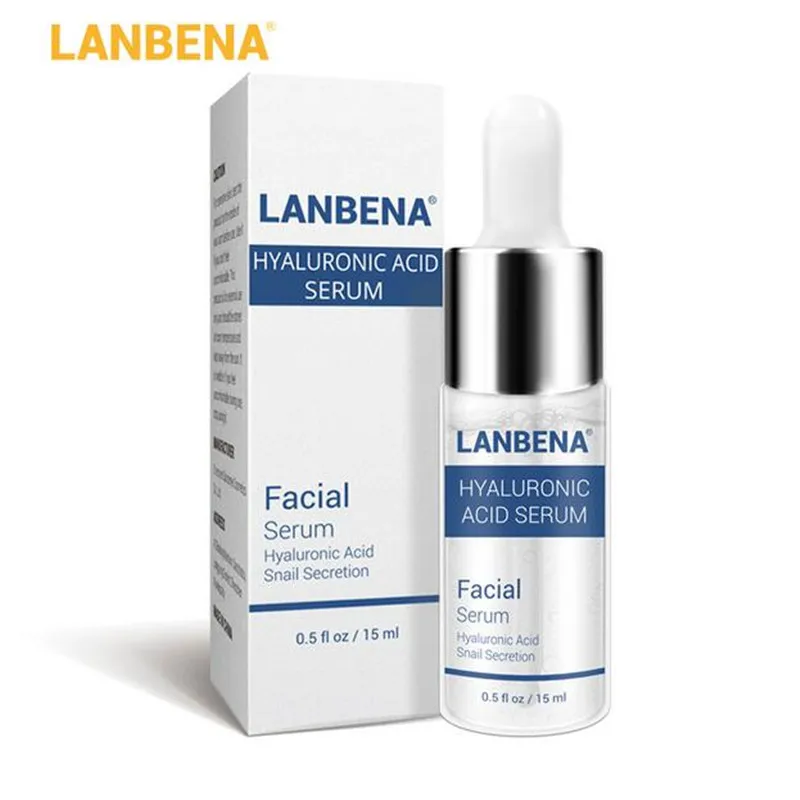 Lanbena 1pcs Hyaluronic Acid Serum Snail Essence Face Cream Moisturizing Treatment Skin Care Repair Whitening AntiAnging Winkles | Красота и