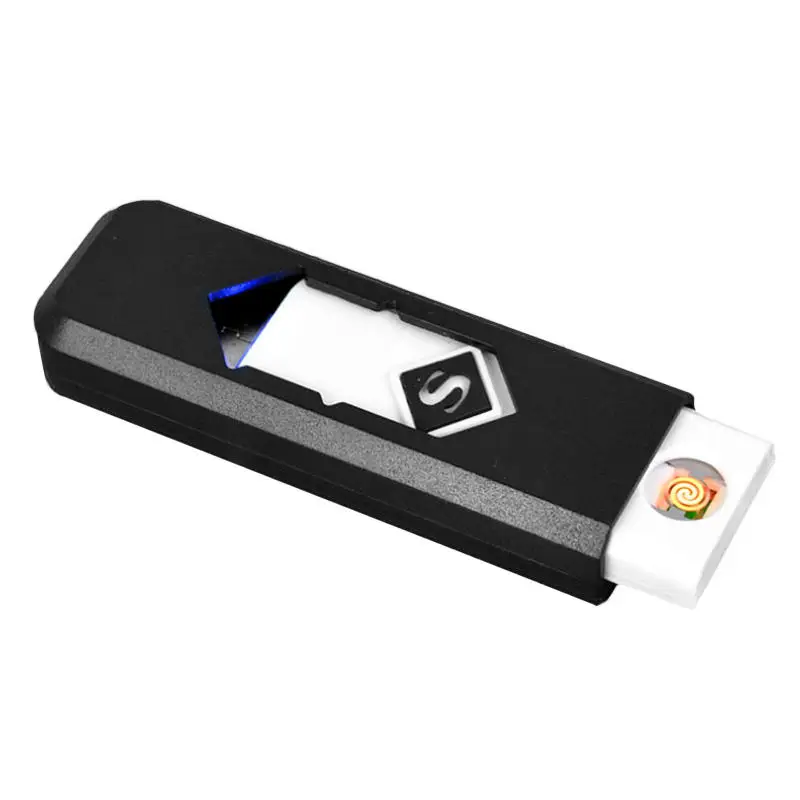 2019New ветрозащитный хороший подарок бездымный USB прикуриватель ветрозащитная
