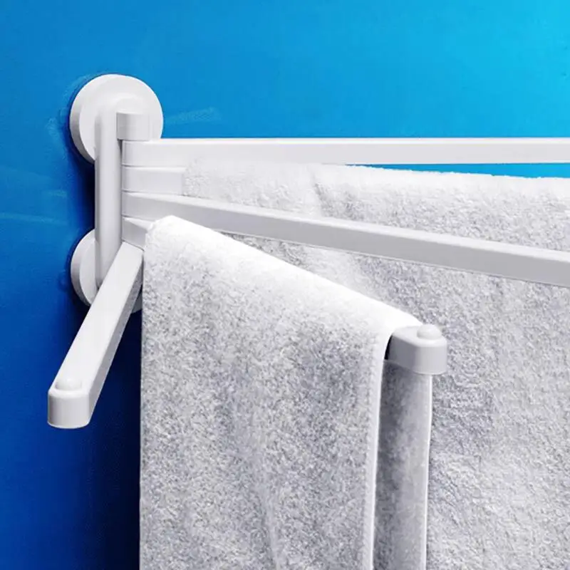 Присоске Полотенце Держатель Вращающийся Вешалка Для Полотенец Ванная Комната