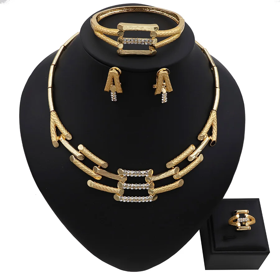 Женский Свадебный комплект TSROUND элегантный в нигерийском стиле ювелирное