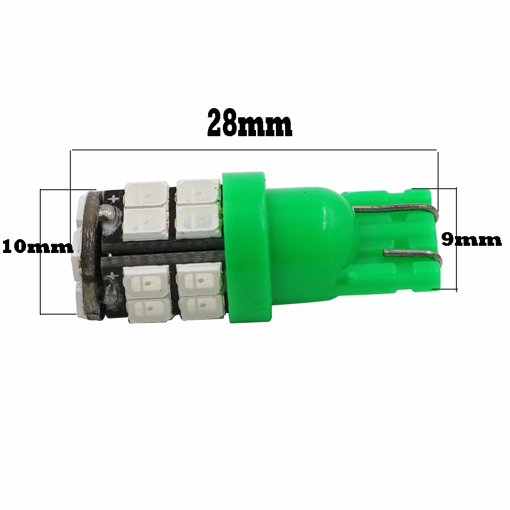 YSY 50x12V W5W 194 168 T10 2835 20 SMD светодиодный светильник лампа для зазора s мощная номерного