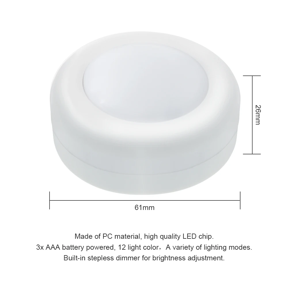 RGB светодиодный ночник беспроводной пульт дистанционного управления RGBW 12 цветов