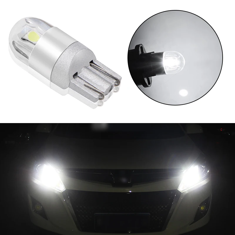 1 шт. автомобильный Стайлинг T10 W5W 2 SMD 3030 светодиодный авто лампы 168 501 WY5W 2SMD