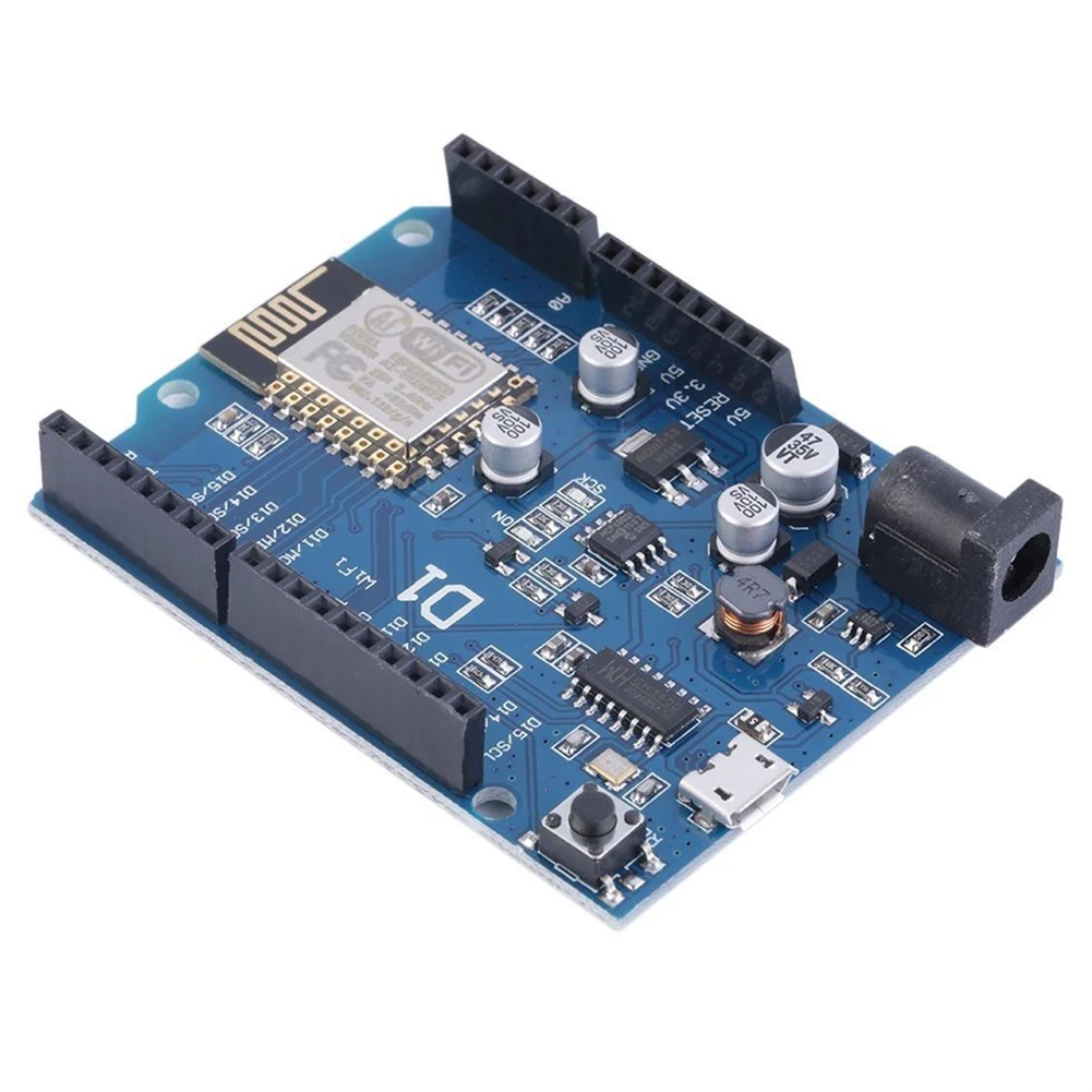 Умная электроника ESP-12E WeMos D1 Wifi Uno Based ESP8266 Shield для Eletronics Demo Board PCBA Development boards |
