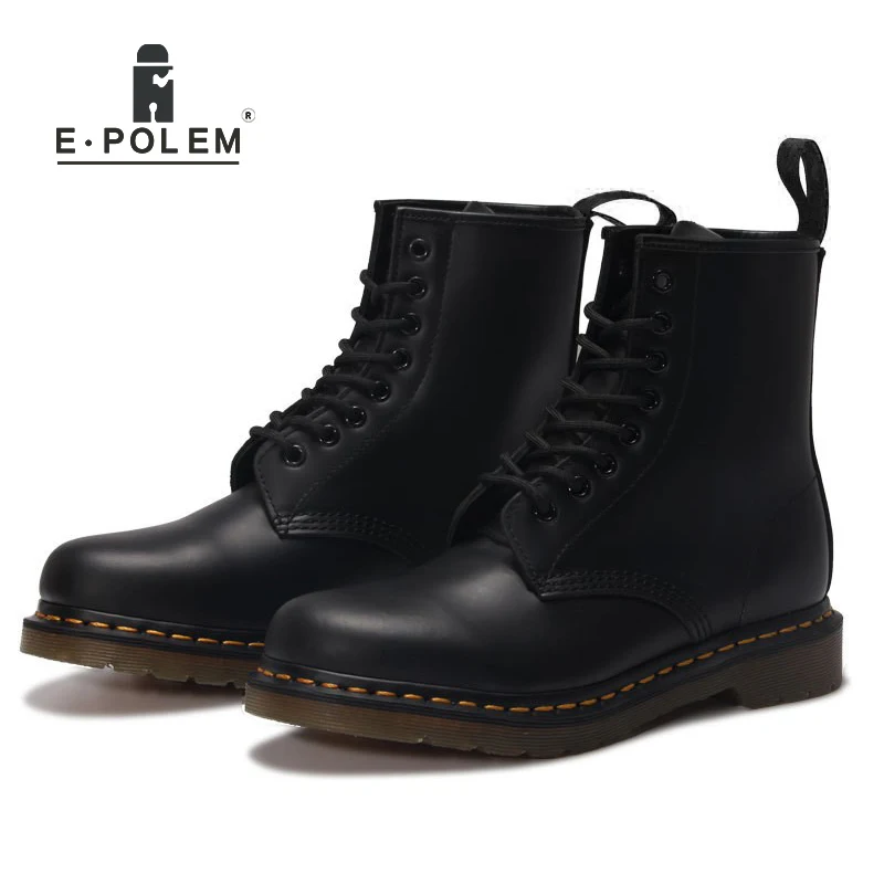 

Classic Black Genuine shoes Boots for Woman Unisex Short Motorcycle Boots Stylish Ankle Boots