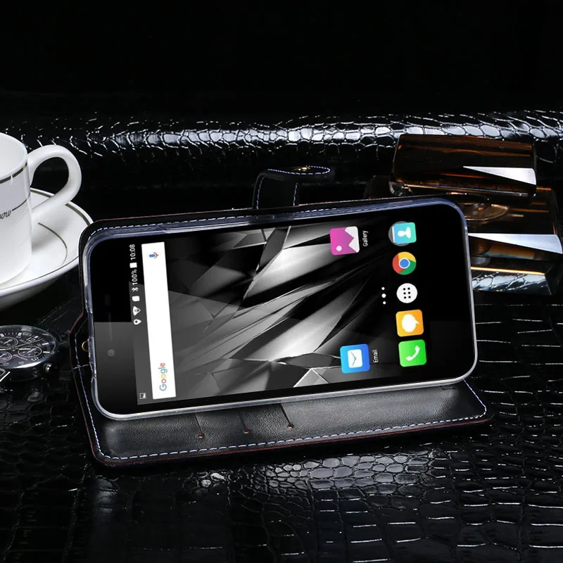 IDEWEI Для Micromax Q409 чехол Роскошный кожаный флип для защитный телефона из
