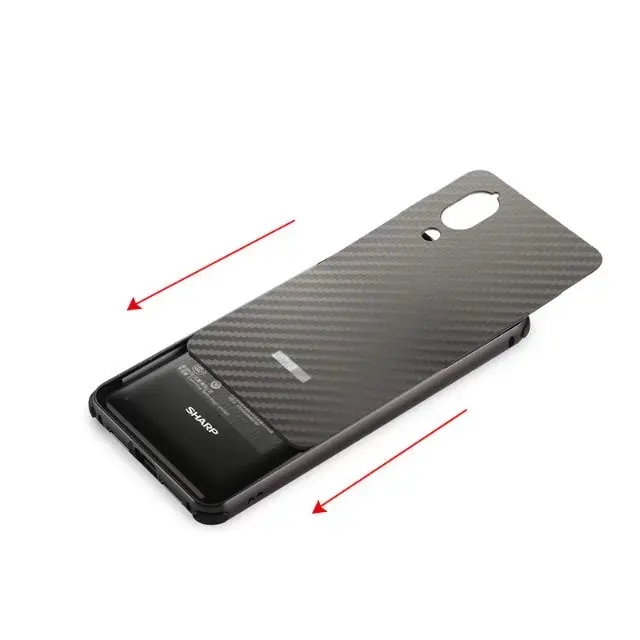 Чехол для SHARP AQUOS S2 металлический алюминиевый бампер+ матовый Гибридный чехол из углеродного волокна 2 в 1 противоударный чехол для задней панели
