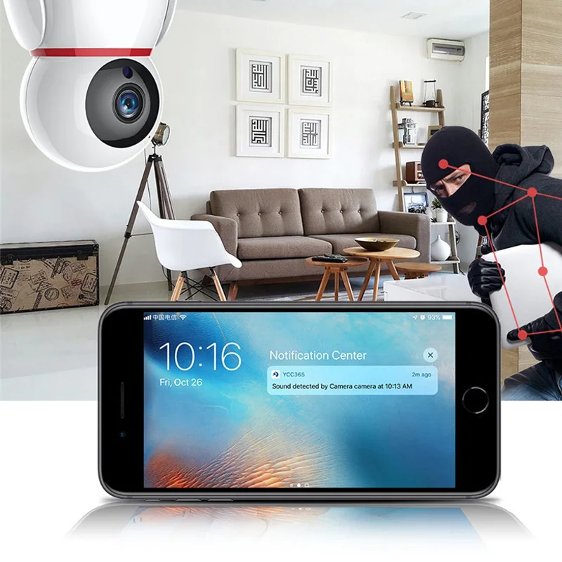 Higestone 1080P Беспроводная ip-камера домашняя камера видеонаблюдения камера с автоматическим отслеживанием сети CCTV ночного видения мобильное приложение IR WiFi