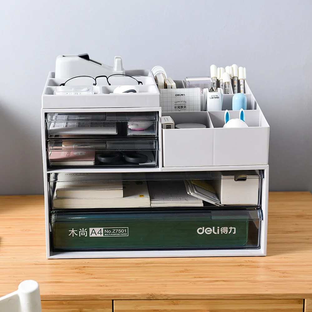 Ящик для хранения офисного стола пластиковый шкаф с выдвижными ящиками офисные