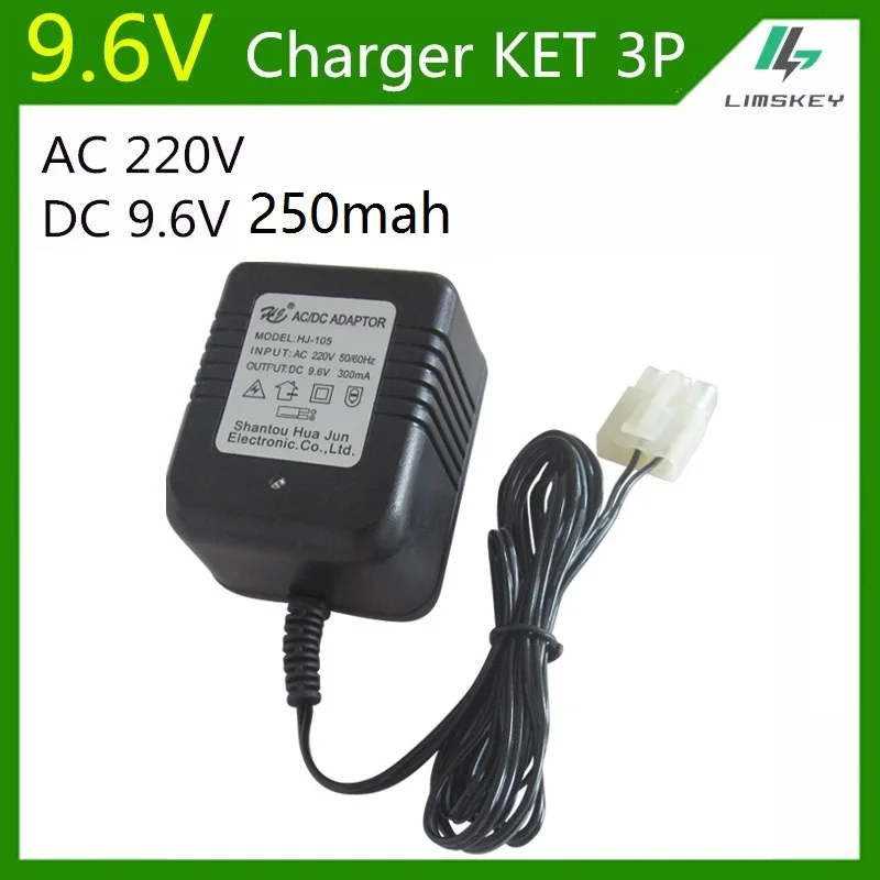 Зарядное устройство для NiCd и NiMH аккумуляторов 9 6 в 250 мА/ч|250 mah|9.6v chargerrc car charger |