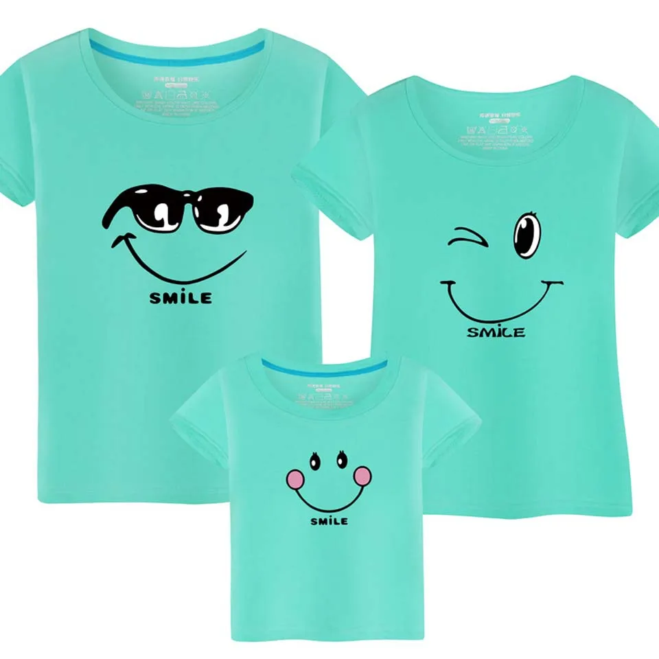 Новинка 2018 футболки для семейного образа летняя семейная Одинаковая одежда