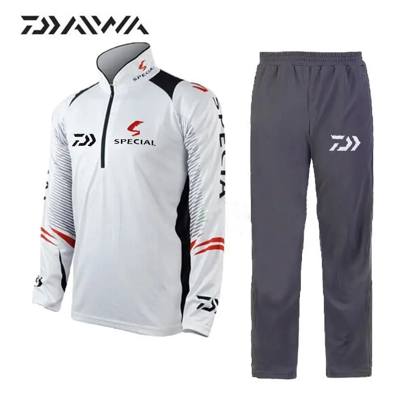 

Newest Dawa Daiwa brand Fishing clothes for men Summer style breathable Sun UV protection outdoor sportswear Fishing set