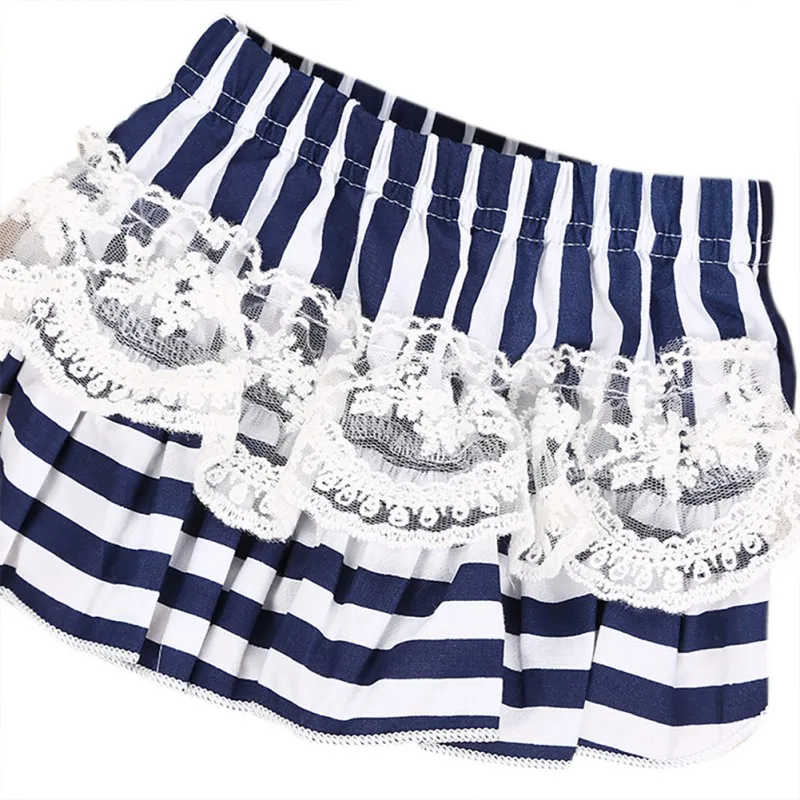 

Hot Sale Summer Girl Clothing Set Baby Wedding Suits Princess Stripe Kids Clothing Girls Clothes