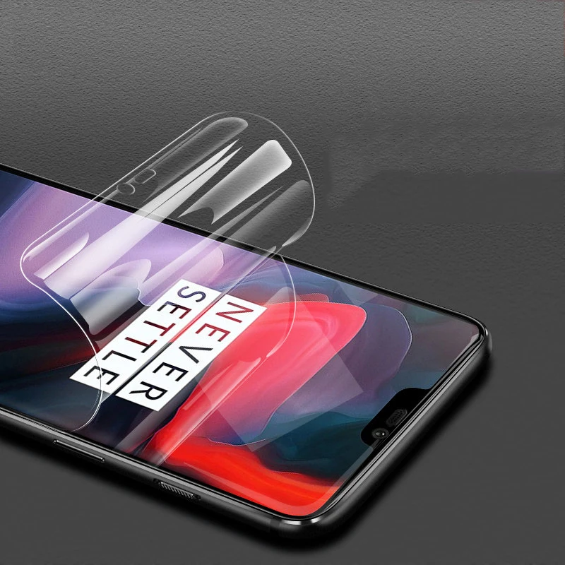 Суперпрозрачная 3D пленка из мягкого ТПУ для Oneplus 3 5 5t 6 6t защитная экрана 1 t pelicula de