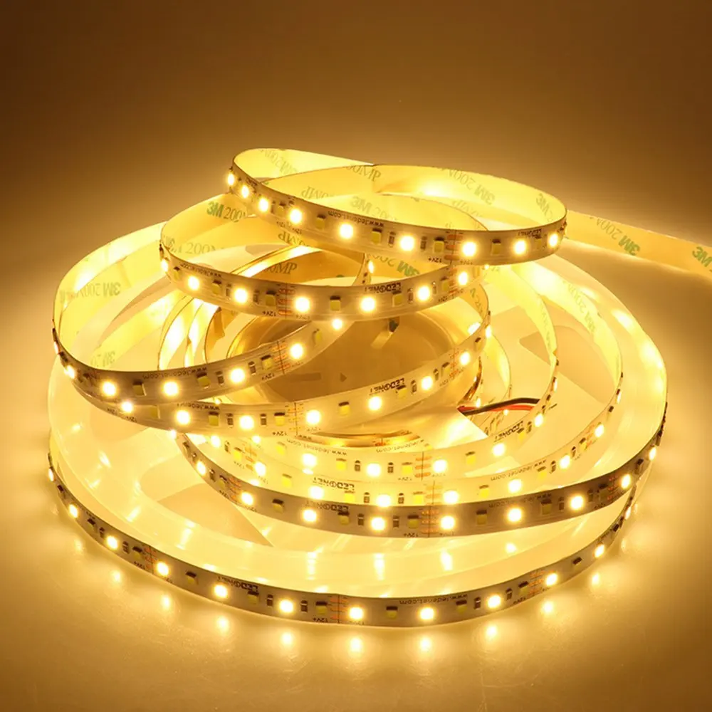 Супер яркий Водонепроницаемый IP65 2835 SMD 12 В 600 светодиодный s Би Цвет ed двойной