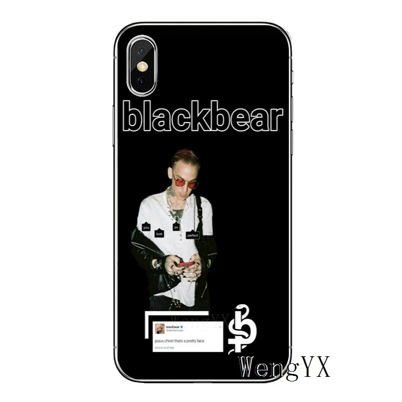 Blackbear хип-хоп рэппер для iPhone X XR XS Max 8 7 6s 6 plus SE 5s 5c 5 4s 4 iPod Touch чехол мягкие чехлы для телефонов