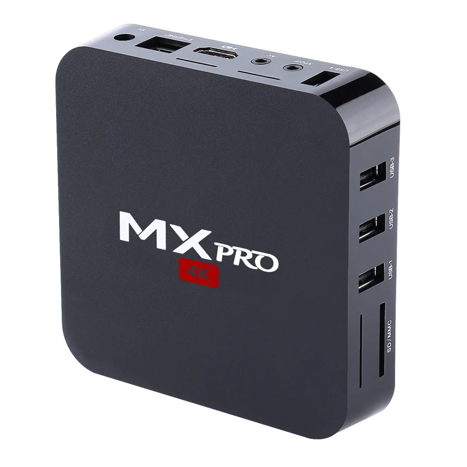 Новый Android 4.4.2 TV Box MX PRO S905 Amlogic Quad Core 1 Г/8 Г Коди 16.0 Загружен Добавить дополнений WiFi H.