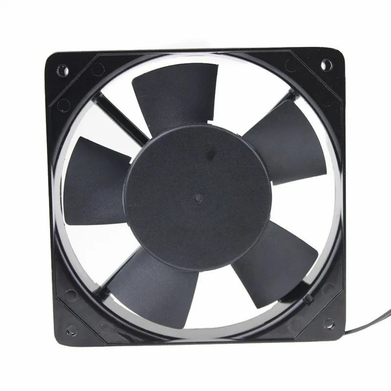 

2 Pieces/lot Compuuter 120x120x25mm 120mm 220V 240v 2pin AC Cooling Fan with Plug