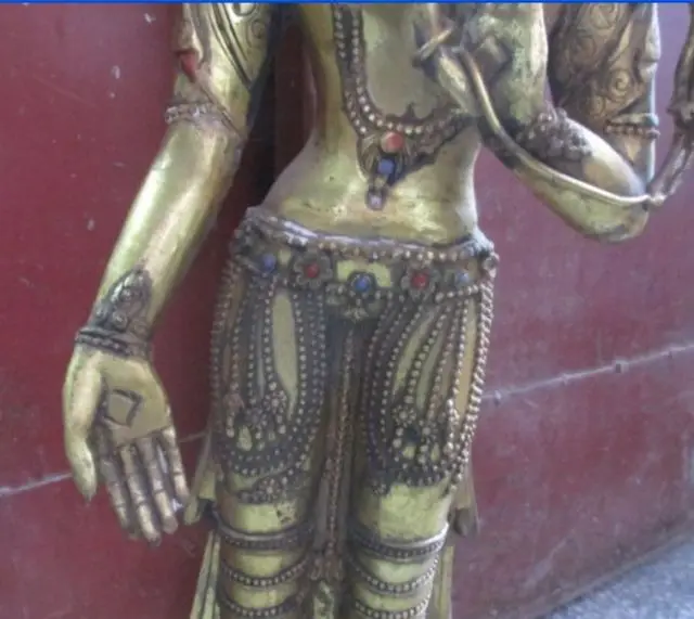 zhxia 70 cm * / Tibetan Buddhism temple in ancient China figure of Buddha | Дом и сад
