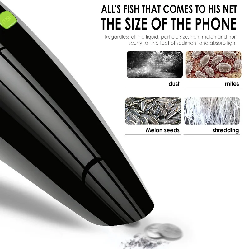 Беспроводной автомобильный пылесос с usb зарядкой для дома и автомобиля двойного