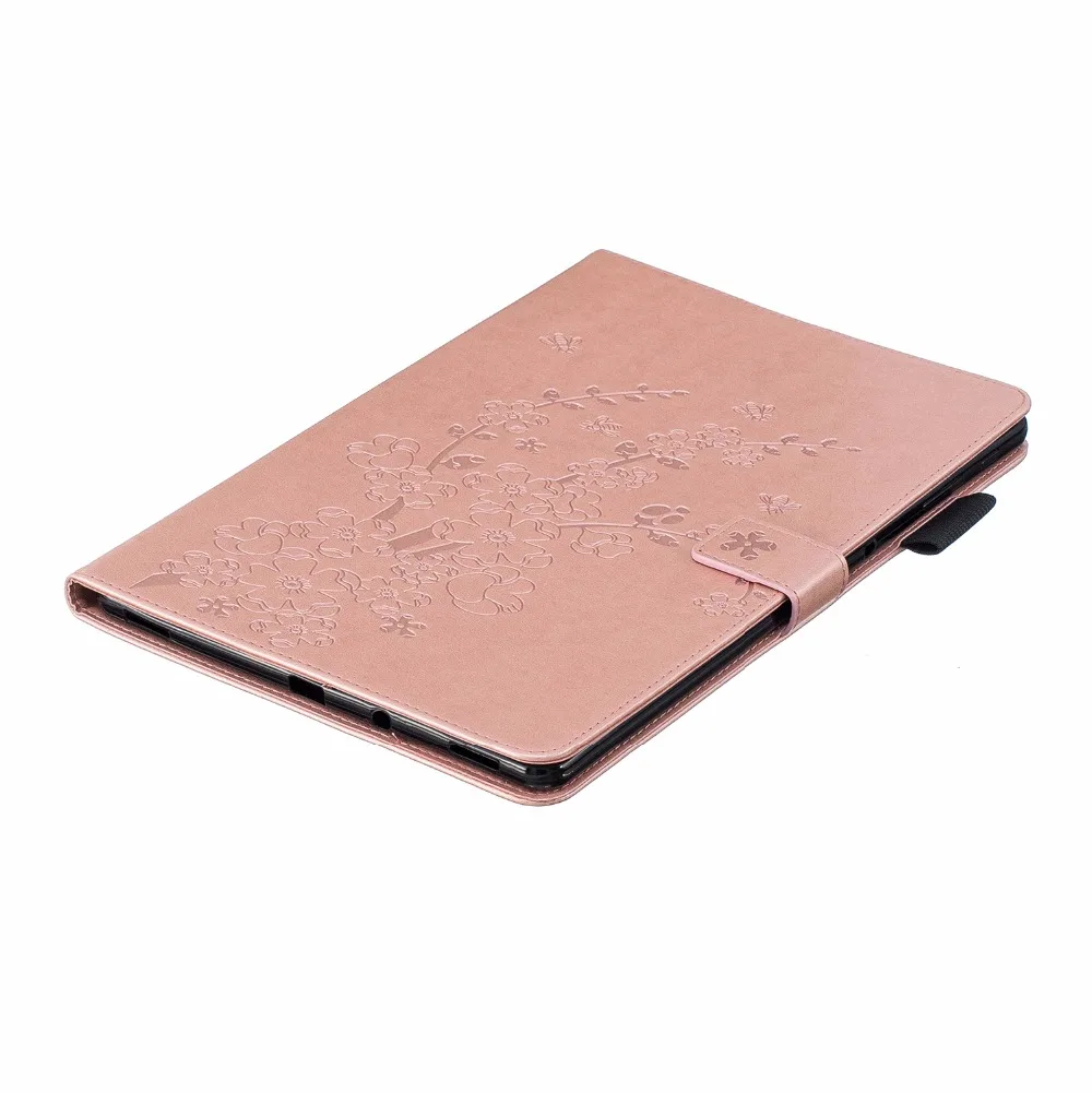 20pcs/lot Plum Flower 3 card wallet flip leather cover case for Samsung Galaxy Tab S4 10.5 inch SM-T830 T835 hot sale | Компьютеры и