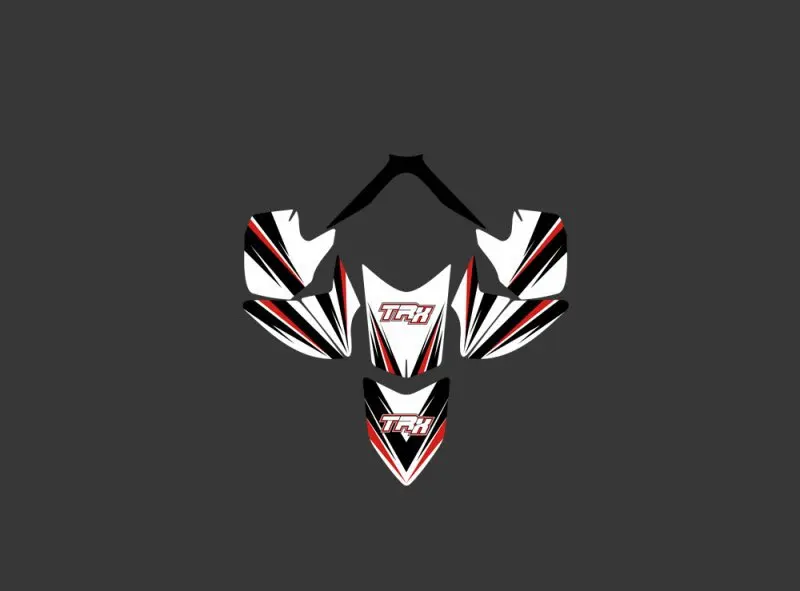 Наклейка H2CNC для Honda TRX450R TRX 450R fourtrax ATV 450 R|graphics kit|sticker kitkits graphics |