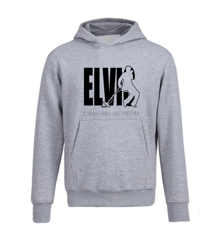 Новинка, мужская толстовка с капюшоном Elvis Pop, весна-осень, стиль Элвиса Пресли, флисовая толстовка на молнии, Мужская музыкальная хип-хоп куртка