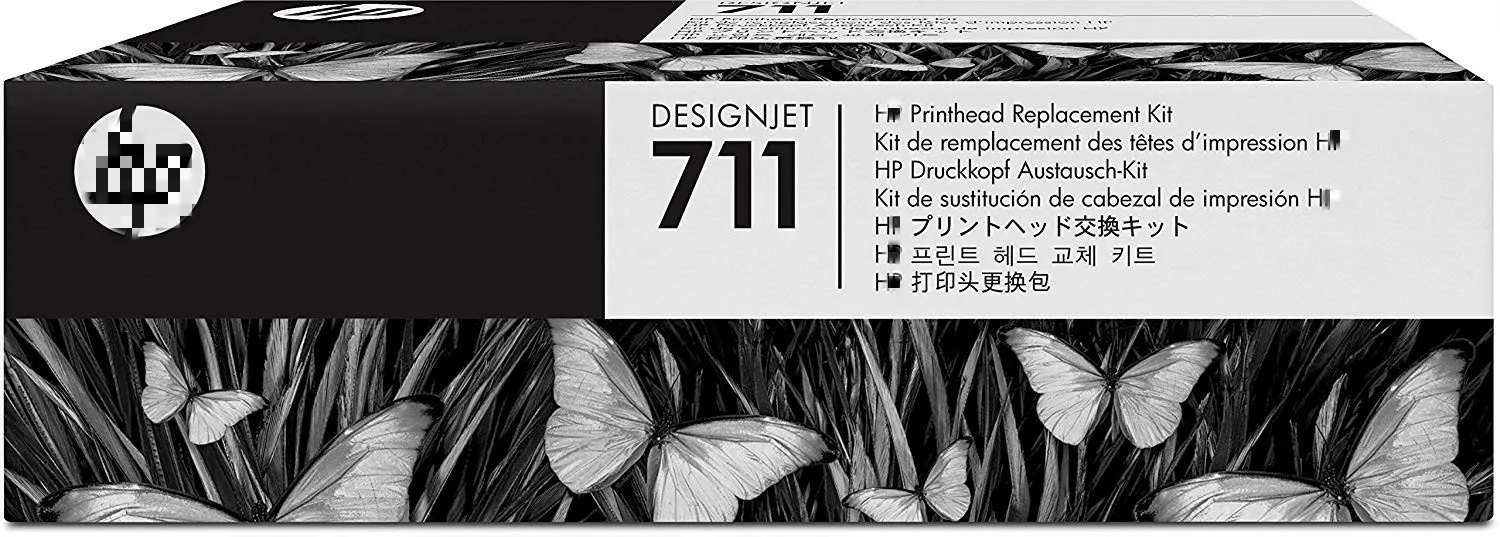 Печатающая головка для hp 711 печатающая головка DesignJet запасных частей(C1Q10A) для hp DesignJet T120 24-в принтер DesignJet T520